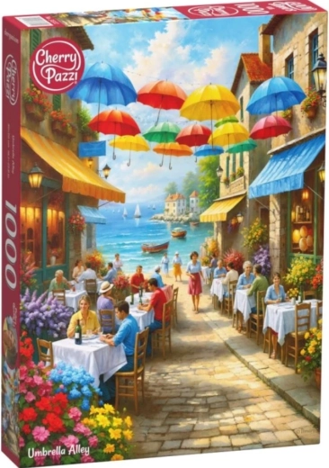 Puzzle CHERRY PAZZI Ulica s kišobranima 1000 dijelova