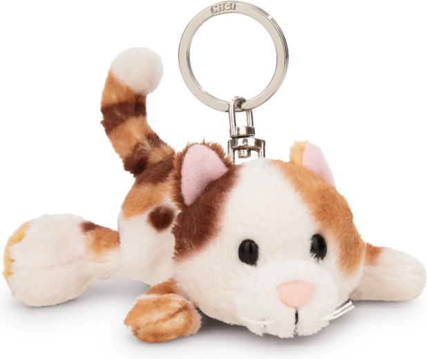 NICI privjesak za ključeve ležeća trobojna mačka Calico 10 cm