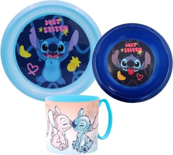 Plastic dining set Lilo & Stitch (3-piece)