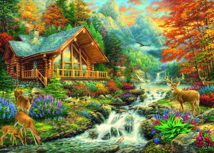 Bluebird puzzle Alpska idila 500 dijelova