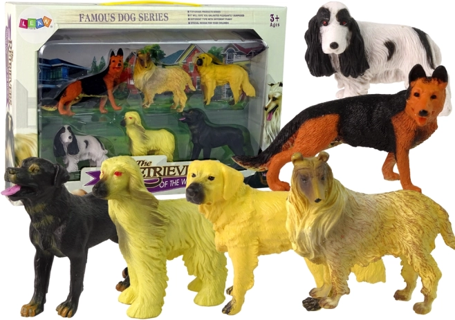 Set od 6 figurica pasa pasmine Famous Dog of the World