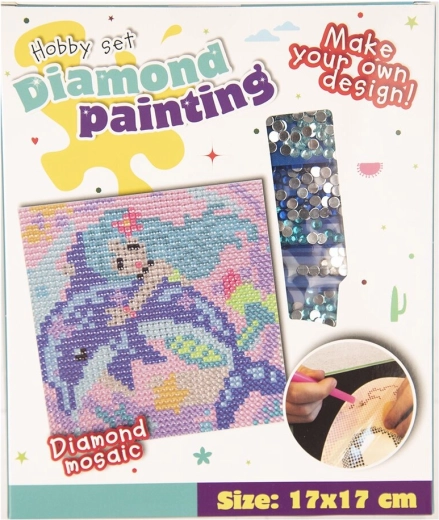 Kreativni set za dijamantno slikanje 17 × 17 cm (3 varijante motiva)