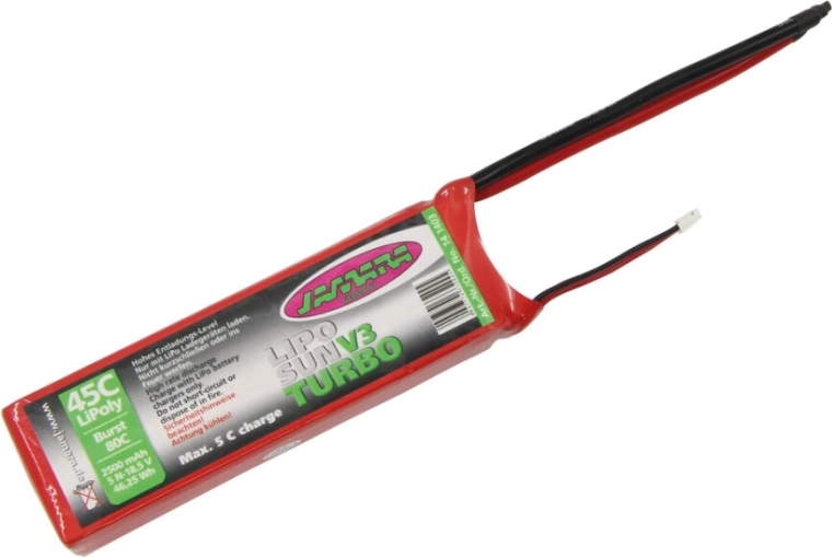 LipoSun V3 Turbo LiPo Battery 2500 mAh 18.5 V 45C