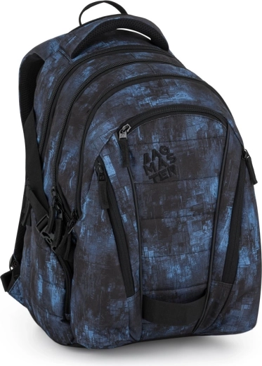 Bagmaster student backpack bag 25 black-blue