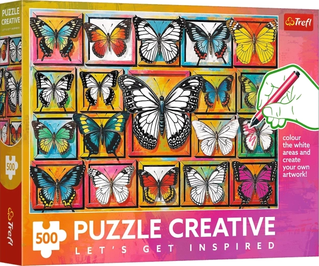 Trefl puzzle Creative zbirka leptira 500 dijelova