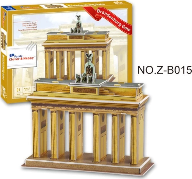 3D puzzle Braniborska vrata 31 dijelova