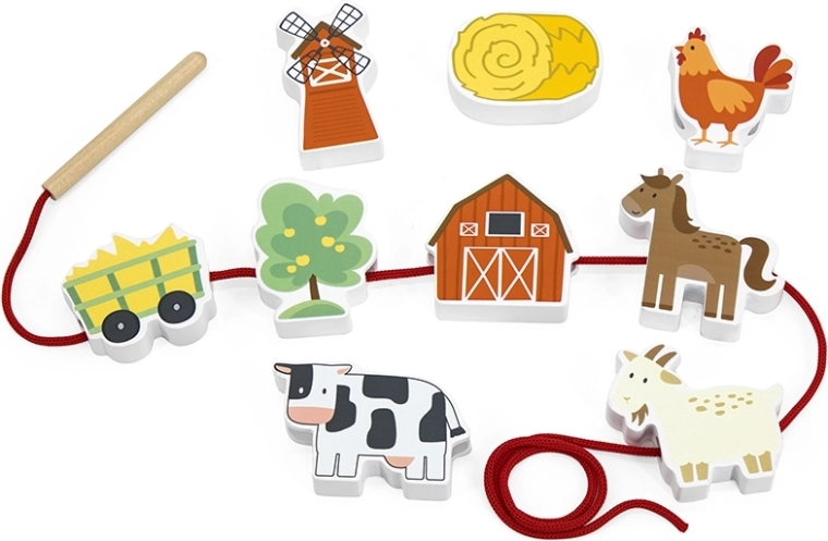 Drvena farma na uzici