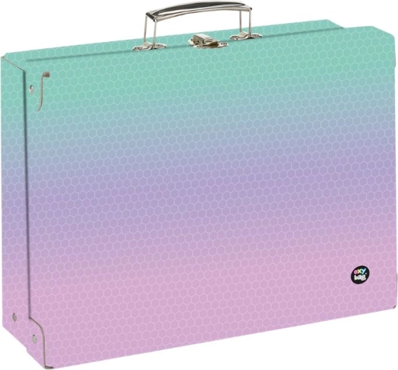 Koferić A4 OXY NEXT Ombre Pink