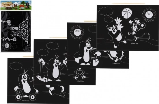 Slikovnica za struganje Krtko i prijatelji