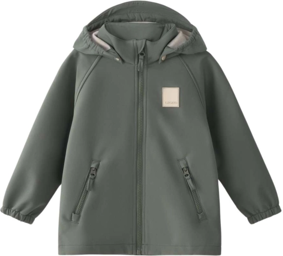 Leokid Lake agave green softshell jacket size 104