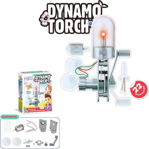 edukativni set dinamo s LED svjetlom