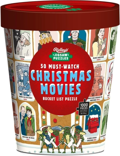 Ridley's Games Puzzle Bucket List: 50 božićnih filmova koje morate pogledati, 1000 dijelova