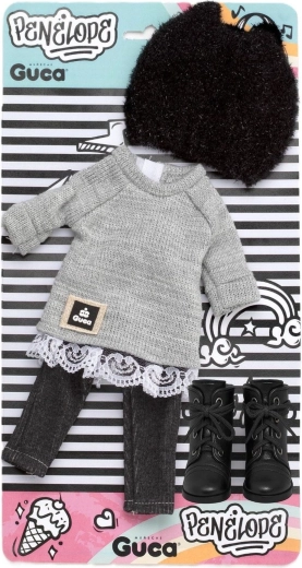 Odjeća za lutku PENELOPE 34 cm s cipelama