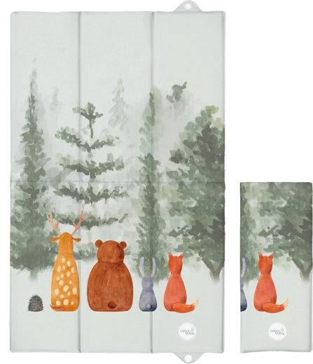 Ceba Baby putna podloga za presvlačenje Basic forest companions 80 × 50 cm