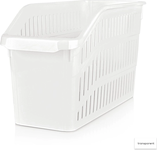 Plastična košarica za pohranu / organizator Tina 13 × 30 × 17 cm, mix boja