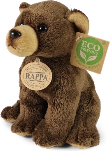 Plišani smeđi medo 15 cm ECO FRIENDLY RAPPA