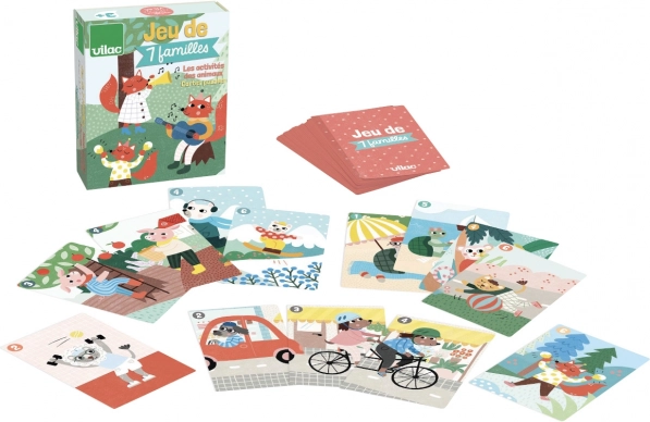 Vilac kartaška igra Sedam obitelji – životinje