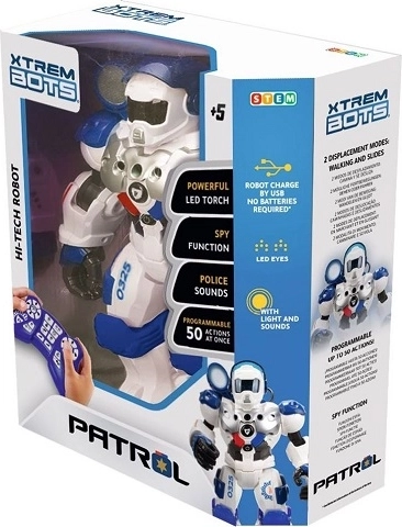 Xtrem Bots Patrol Bot – programabilni policijski robot na daljinsko upravljanje