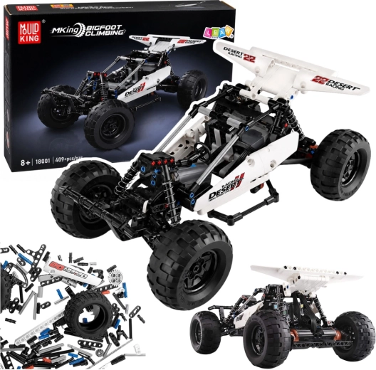 Konstrukcijska građevna igračka RC terensko vozilo 4x4 off-road (409 dijelova)
