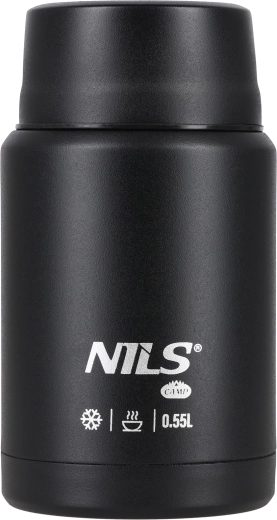 NILS Camp termosica za hranu NC3807 crna 550 ml