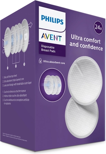 Philips Avent jednokratni jastučići za dojke 24 kom