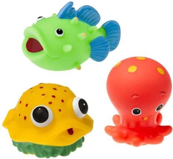 Tullo sea bath animals – set of 3 pcs