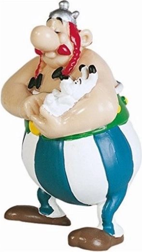 Asterix & Obelix kolekcionarska figurica Obelix s Idefixom - 1 kom