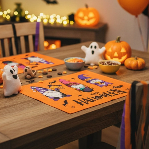 Halloween placemat with a goblin 46 × 32.5 cm