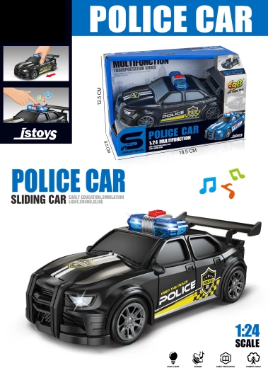 Policijski auto sa svjetlosnim i zvučnim efektima 16 cm