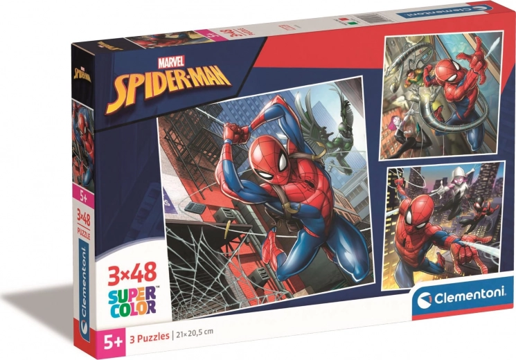 CLEMENTONI Puzzle Spiderman 3x48 dijelova