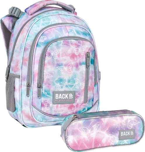 BackUP school set Pastel Magic 2-in-1 – backpack and pencil case