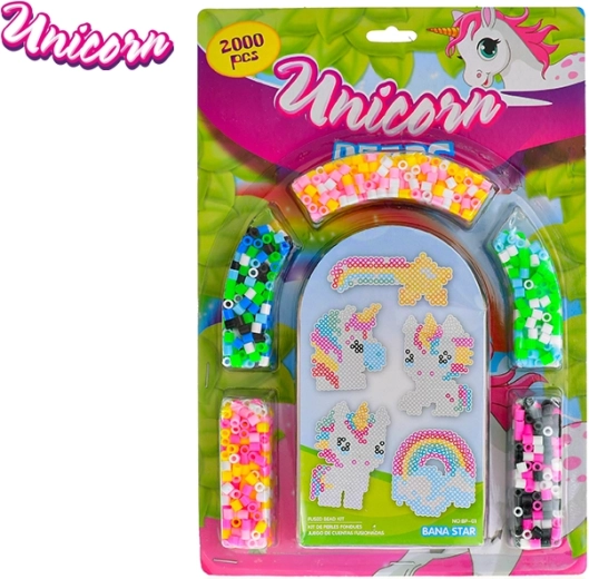 Unicorn fuse bead set for children