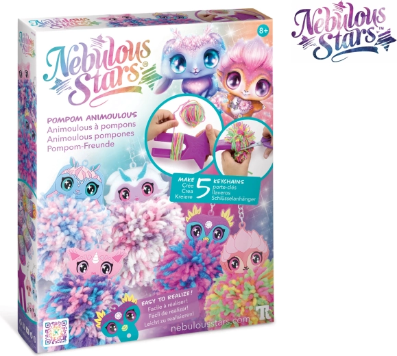 Nebulous Stars pamučnati kreativni set Animouš – set za izradu privjesaka