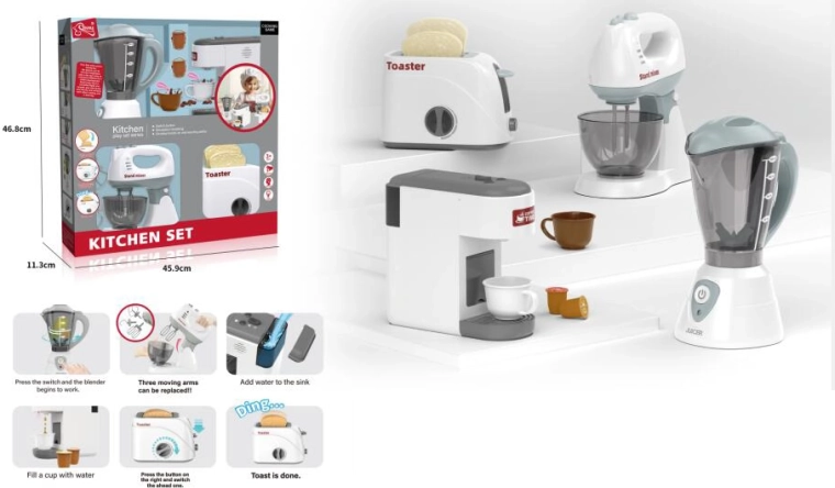 Dječji set malih kućanskih aparata 4-u-1