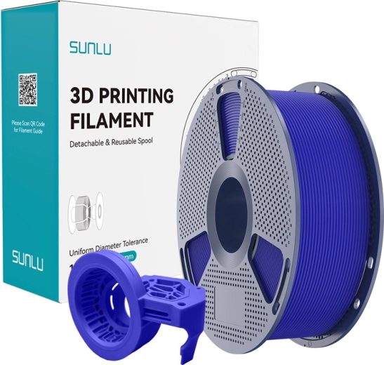 Sunlu visokobrzinski mat PETG filament plavi