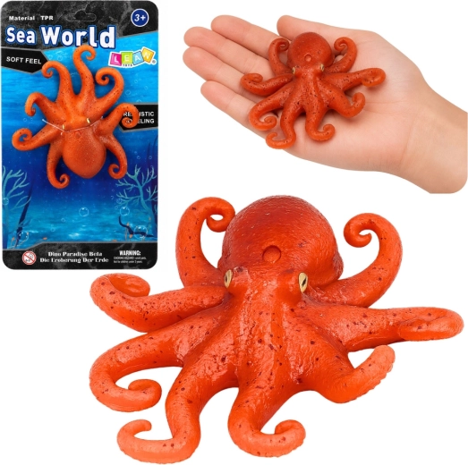 Realistična elastična gumena figurica hobotnice 14 cm