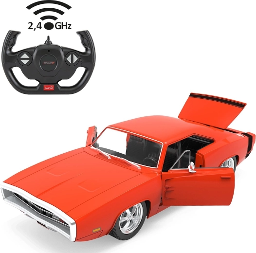 RC model Dodge Charger R/T 1970 in 1:16 scale, red