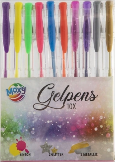 Moxy set gel olovaka 10 kom – metalik, pastelni i neonski