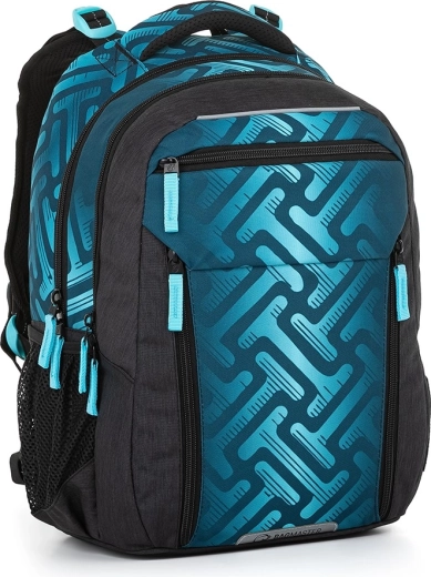Bagmaster Porto blue school backpack