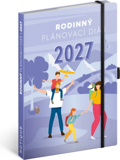 Notique family planner for parents 2027, 15 × 21 cm