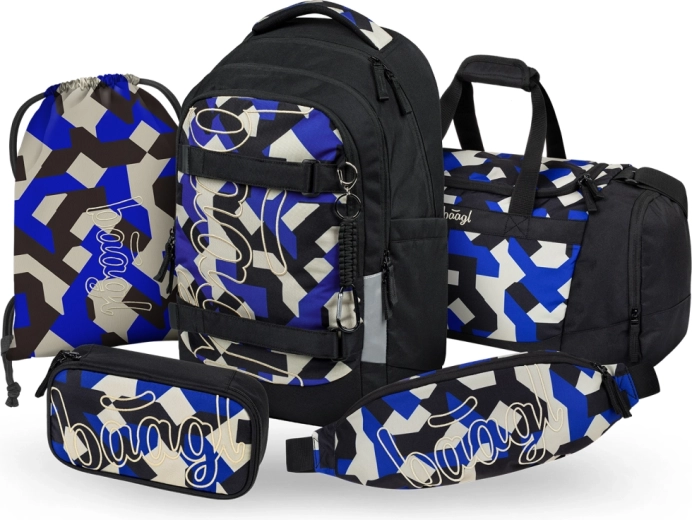 Baagl školski set 5 u 1 Skate Max Variety – ruksak, pernica, vrećica za tjelesni, sportska torba i torbica oko struka (GRS)