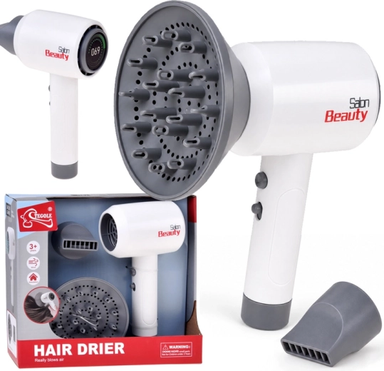Interactive Children's Hair Dryer with Diffuser and Styling Concentrator