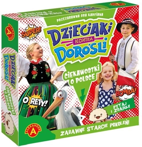 Klinci protiv odraslih: zanimljivosti o Poljskoj (obiteljska kartaška igra)