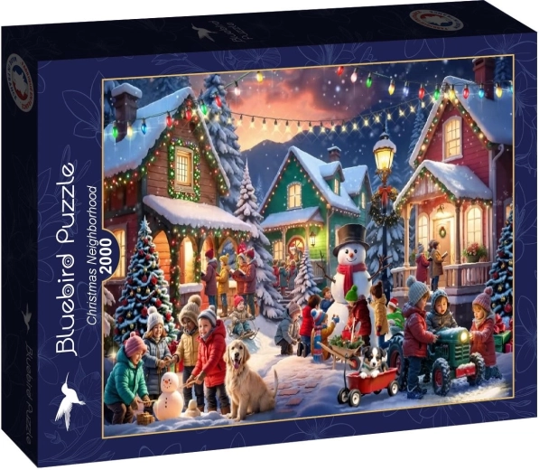 Bluebird puzzle Božićna četvrt 2000 dijelova