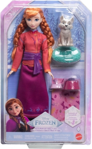 Lutka DISNEY FROZEN Anna s vukom i dodacima