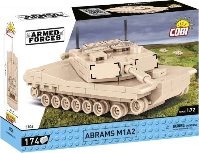 COBI Abrams M1A2 – maketa tenka 1:72 (174 dijelova)