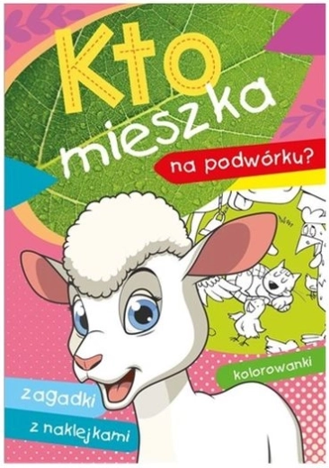 Tko živi u dvorištu? – bojanke, zagonetke i naljepnice