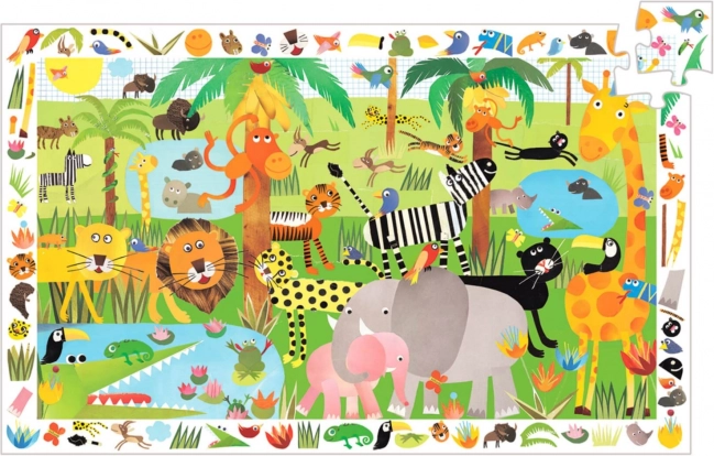 DJECO Puzzle Džungla 35 dijelova