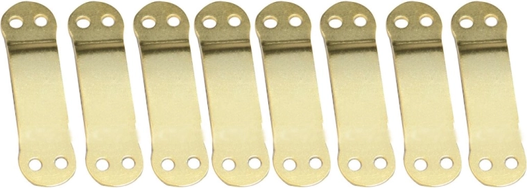 JAMARA gold-plated copper connectors for SC batteries, 8 pieces