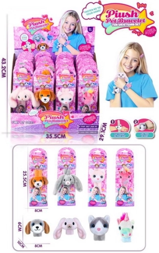 Plišasta narukvica sa životinjicom